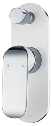 SWEET WALL MIXER WITH DIVERTER IN WHITE AND CHROME