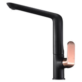 SWEET SINK MIXER IN MATTE BLACK AND ROSE GOLD
