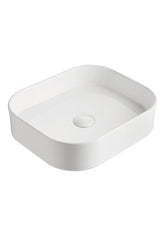 LOUIE Gloss White Ceramic Basin In 450 Wx 110 H x 370 mm