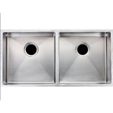 Pollo Stainless Steel Hand-made Double bowl Kitchen Sink [Size 865*440*200mm