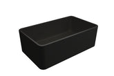 Turner Hastings Novi 75 x 46 Fine Fireclay Matte Black Butler Sink