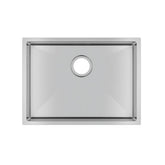 Pollo 600x450x230mm 1.2mm Handmade Top/Undermount Single Bowl Kitchen Sink Stainless Steel 304