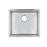 Pollo 490x440x230mm 1.2mm Handmade Top/Undermount Single Bowl Kitchen/Laundry Sink