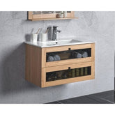 MANHATTAN White Oak Wall Hung Vanity 600mm And 800mm