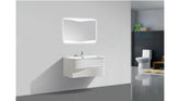 FORMICA Gloss White Wall Hung Vanity 900mm