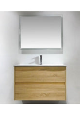 NUTRO Wall Hung Vanity In 900 With Ceramic Top or Stone Top