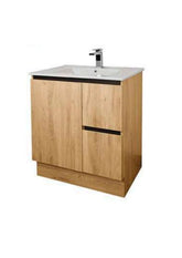 LUX Floorstanding Vanity in 750mm With Ceramic Top or Stone Top