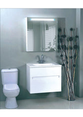 BELLA Wall Hung Vanity In 900 With White Gloss Finish