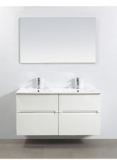 BELLA Wall Hung Vanity In 1200 With White Gloss Finish