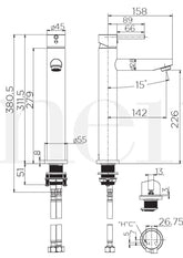 Meir ROUND Tall Basin Mixer