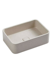 RIMINI Concrete Basin In 400×280×120mm With Grey Mist, French Grey And White Sandstone