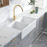 BOSTON 855X462X255 BUTLER SINK DOUBLE BOWL