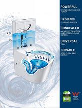 NOVA Hygienic Turbo Flushing Toilet Suite
