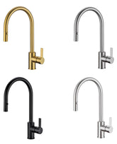 Lorry Pull-Out Sink Mixer in Chrome, Matte Black, Brushed Nickel & Brushed Gold