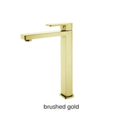 LORES High Rise Basin Mixer In Chrome, Matte Black, Brushed Nickel & Brushed Gold