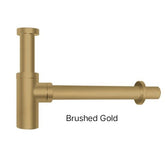 SUPERIA Square Or Round BottleTrap In Chrome, Matte Black, Brushed Gold, Brushed Nickel & Gunmetal Grey