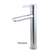 CENTRO Round Tall Basin Mixer In Chrome, Matte Black, Brushed Gold, Brushed Nickel & Gunmetal