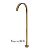 SUPERIA Square Stainless Steel Freestanding Bath Spout In Chrome, Matte Black, Brushed Gold, Brushed Nickel & Gunmetal Grey