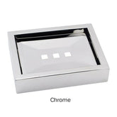 ZAVALLO Soap Dish Holder In Chrome, Matte Black, Brushed Gold & Brushed Nickel