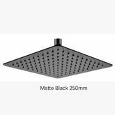 ZAVALLO 250mm Or 300mm Ultra-Thin Shower Head In Chrome Or Matte Black
