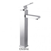 ZAVALLO Square Tall Basin Mixer In Chrome Or Matte Black
