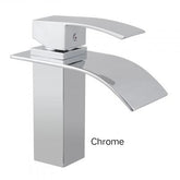 EASCADE Waterfall Basin Mixer In Chrome or Matt Black