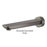 KUSHY Bathtub/Basin Wall Spout In Chrome, Matte Black, Brushed Nickel & Brushed Gunmetal Grey