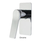KUSHY Square Built-in Shower Mixer(Brass) In Chrome, Matte Black, Brushed Nickel & Brushed Gunmetal Grey