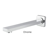 ZAVALLO Square Bath Spout In Chrome Or Matte Black