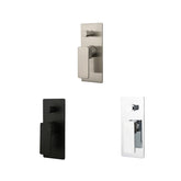 PILLO Shower flicker mixer with diverter in Matte Black ,Chrome and Brushed Nickle