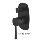 LEENA Shower Divertor In Chrome Or Matte Balack