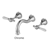 DEAUX Wall Bath Set Chrome, Matte Black, Brushed Nickel or Brushed Bronze