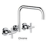 CROSS Wall Sink Set In Chrome Or Matte Black