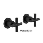 CROSS Wall Top Assemblies In Chrome Or Matte Black