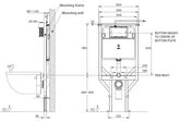 R&T In-Wall Cistern for Wall-Hung Pan