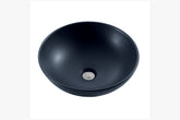 CURVY 400 Round ABOVE COUNTER BASIN GLOSS WHITE MATTE WHITE MATTE BLACK