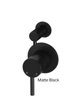 Meir ROUND Diverter Mixer In Chrome - Matte Black - Tiger Bronze - Champagne - Brushed Nickel