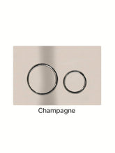 Meir SIGMA 21 Dual Flush Plate By Geberit In Matte Black - Tiger Bronze - Champagne - Brushed Nickel