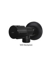 Meir ROUND Mini Stop Cistern Tap With Backplate