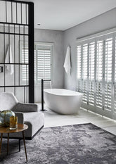 Meir SQUARE Freestanding Bath Mixer In Chrome Or Matte Black