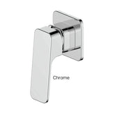SWEPT Shower Mixer In Chrome - Matte Black - Brushed Nickel - Gunmetal