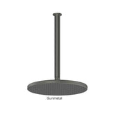 GLIDE RainBoost Ceiling Shower In Chrome - Matte Black - Brushed Brass - Brushed Nickel - Gunmetal