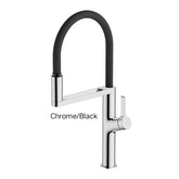GALAXY Sensor Kitchen Mixer In Chrome/Black Or Brushed Stainless/Black