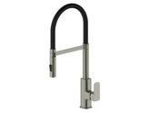 OSKAR PULL OUT KITCHEN MIXER BRUSHED NICKEL