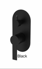 RISE Divertor Bath MixerIn, In Chrome, Matte Black, And Brushed Nickle