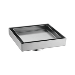 133x133x85 Chrome Shower Grate
