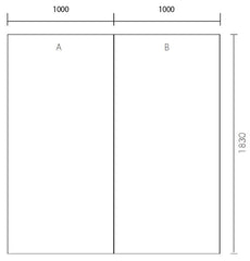 Kimberly Shower Wall 1000x1000x1830