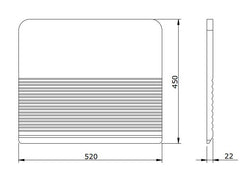 TURNER HASTING Londri 64 x 61 Fine Fireclay Inset Sink