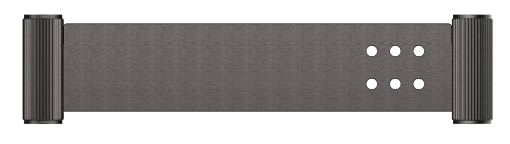 Mica Fluted Stainless Shelf – 400mm