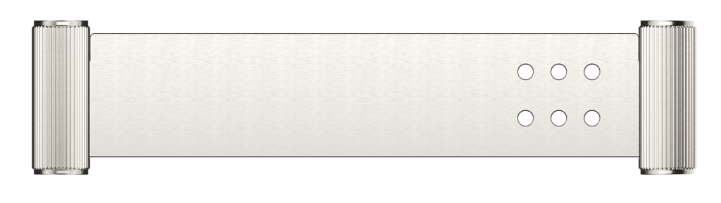 Mica Fluted Stainless Shelf – 400mm